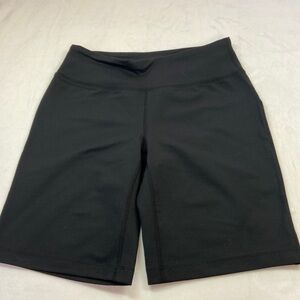 Land’s End Black Yoga Fitness Bike/Cycling Shorts XS (4-6) Preowned